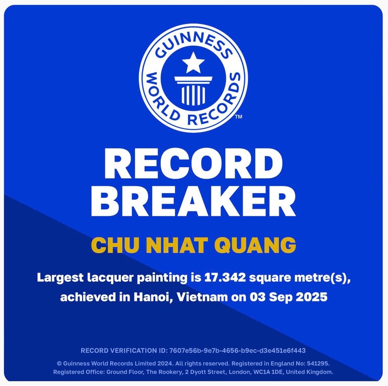 Announcement from Guinness World Records. Announcement from Guinness World Records.