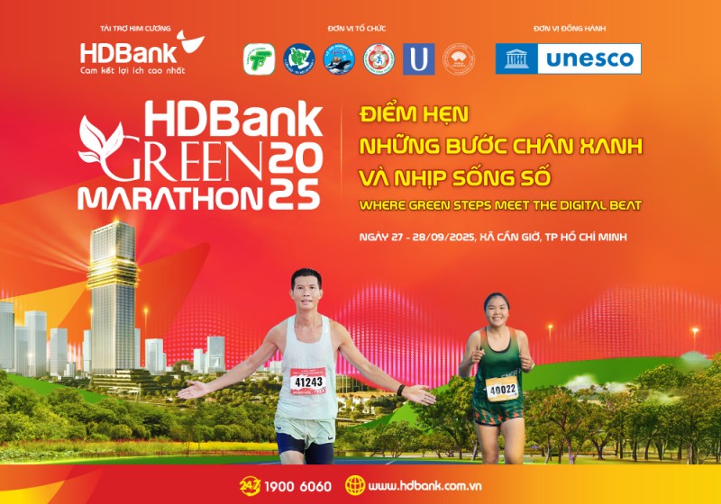 HDBank Green Marathon 2025 - Điểm hẹn của những bước chân xanh và nhịp sống số HDBank Green Marathon 2025 - Điểm hẹn của những bước chân xanh và nhịp sống số