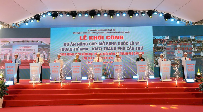 Cần Thơ khởi công, khánh thành 18 công trình trọng điểm trị giá hơn 12.000 tỷ đồng Cần Thơ khởi công, khánh thành 18 công trình trọng điểm trị giá hơn 12.000 tỷ đồng