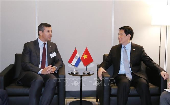 Chủ tịch nước gặp mặt các nguyên thủ, nhà lãnh đạo nhân dự Tuần lễ LHQ Chủ tịch nước gặp mặt các nguyên thủ, nhà lãnh đạo nhân dự Tuần lễ LHQ