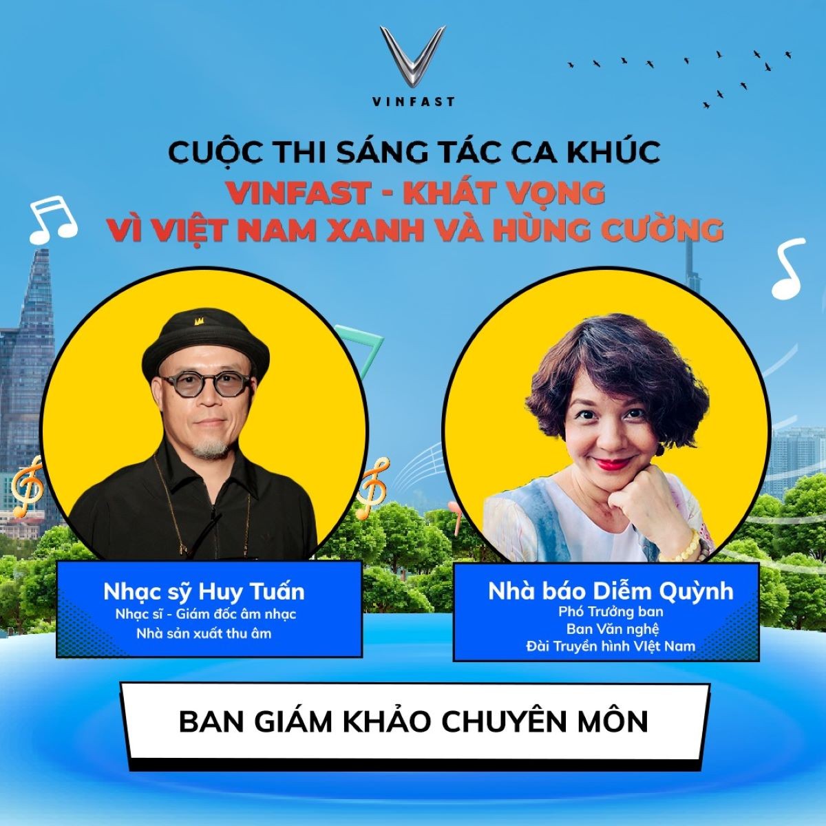 Chung kết cuộc thi sáng tác ca khúc VinFast: Hàng trăm tác phẩm tranh tài, chờ công bố giải thưởng lớn