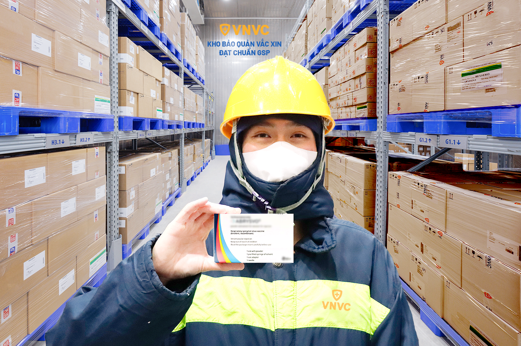 Tại VNVC, vắc xin RSV được bảo quản trong hệ thống kho lạnh, dây chuyền lạnh và xe lạnh bảo quản đạt chuẩn GSP tiêu chuẩn quốc tế, giám sát nhiệt độ tự động 24/24. Ảnh: Mộc Thảo Tại VNVC, vắc xin RSV được bảo quản trong hệ thống kho lạnh, dây chuyền lạnh và xe lạnh bảo quản đạt chuẩn GSP tiêu chuẩn quốc tế, giám sát nhiệt độ tự động 24/24. Ảnh: Mộc Thảo