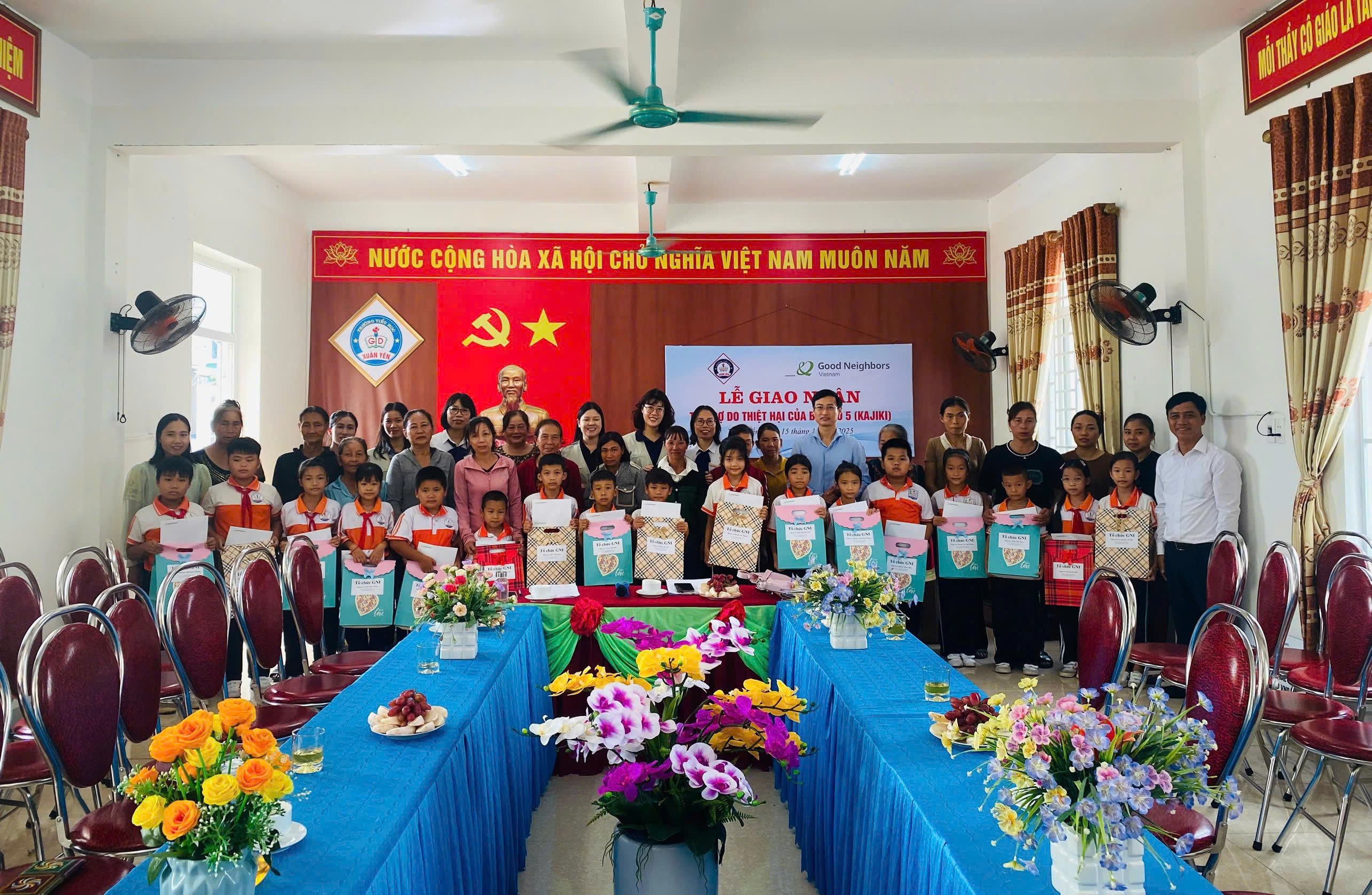 GNI hỗ trợ khắc phục hậu quả bão số 5 tại Hà Tĩnh