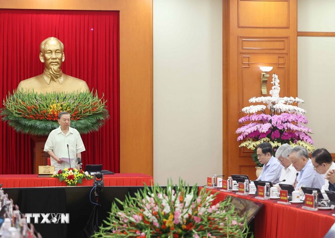 Thông báo Kết luận của Tổng Bí thư tại Hội nghị sơ kết thực hiện Nghị quyết 57 Thông báo Kết luận của Tổng Bí thư tại Hội nghị sơ kết thực hiện Nghị quyết 57