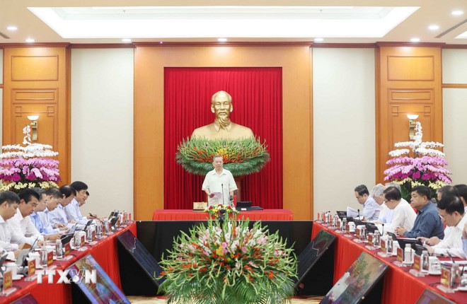 Thông báo Kết luận của Tổng Bí thư tại Hội nghị sơ kết thực hiện Nghị quyết 57 Thông báo Kết luận của Tổng Bí thư tại Hội nghị sơ kết thực hiện Nghị quyết 57