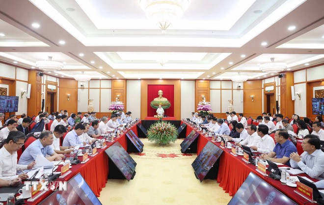Thông báo Kết luận của Tổng Bí thư tại Hội nghị sơ kết thực hiện Nghị quyết 57 Thông báo Kết luận của Tổng Bí thư tại Hội nghị sơ kết thực hiện Nghị quyết 57