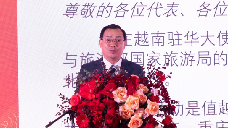 Cục trưởng Cục Du lịch quốc gia Việt Nam Nguyễn Trùng Khánh phát biểu khai mạc. Cục trưởng Cục Du lịch quốc gia Việt Nam Nguyễn Trùng Khánh phát biểu khai mạc.