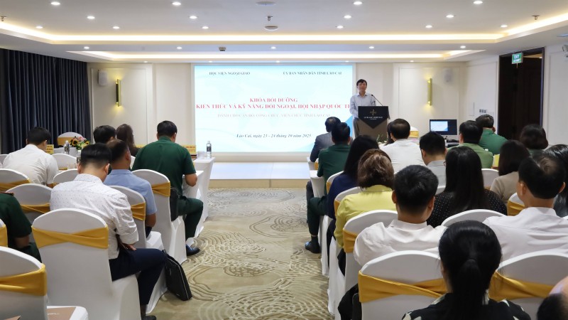 Gần 400 học viên được bồi dưỡng kiến thức và kỹ năng đối ngoại, hội nhập quốc tế Gần 400 học viên được bồi dưỡng kiến thức và kỹ năng đối ngoại, hội nhập quốc tế