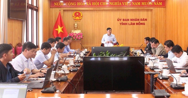 Lãnh đạo UBND tỉnh Lâm Đồng làm việc với Tổng công ty Phát điện 1 (EVNGENCO1) về đề xuất đầu tư cụm dự án năng lượng xanh gần 1.500 MW. Lãnh đạo UBND tỉnh Lâm Đồng làm việc với Tổng công ty Phát điện 1 (EVNGENCO1) về đề xuất đầu tư cụm dự án năng lượng xanh gần 1.500 MW.