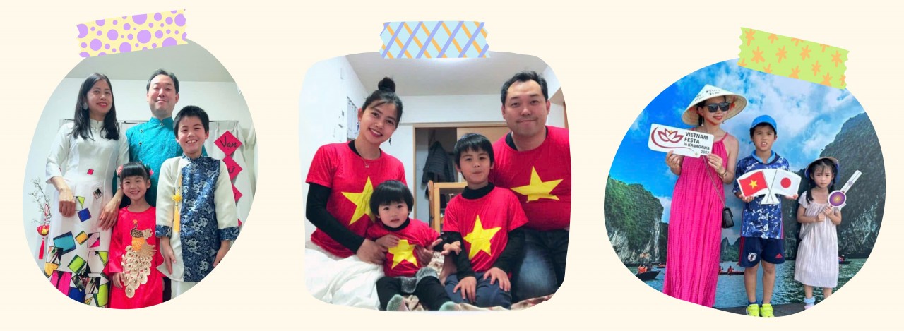 Pham Thi Huyen Trang's family in Japan.