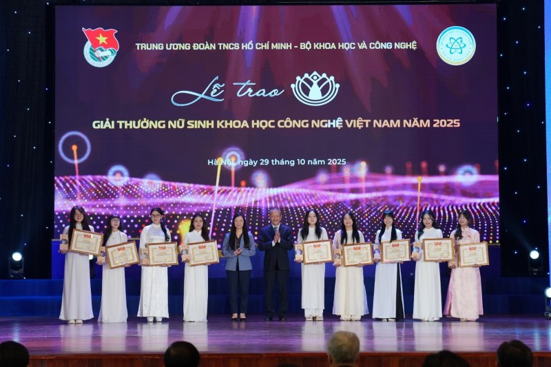 Vinh danh những Nữ sinh Khoa học Công nghệ Việt Nam năm 2025.