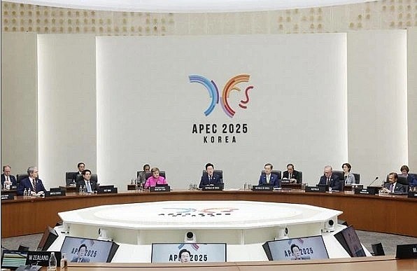 President Luong Cuong and leaders of APEC economies at the 32nd APEC Economic Leaders’ Meeting (Photo: VNA) President Luong Cuong and leaders of APEC economies at the 32nd APEC Economic Leaders’ Meeting (Photo: VNA)