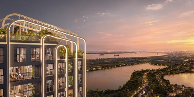 Khung kính Low – E mở ra tầm nhìn sông Hồng của Galia Hanoi Khung kính Low – E mở ra tầm nhìn sông Hồng của Galia Hanoi