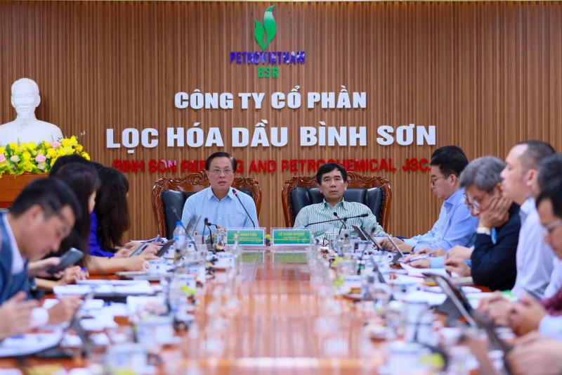 Đoàn giám sát Petrovietnam làm việc tại BSR Đoàn giám sát Petrovietnam làm việc tại BSR