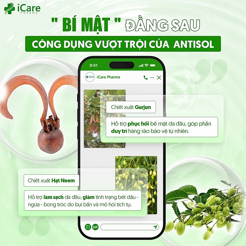 Xu hướng chăm sóc tóc 2025: Dầu gội dược liệu lên ngôi, Antisol được người Việt ưa chuộng
