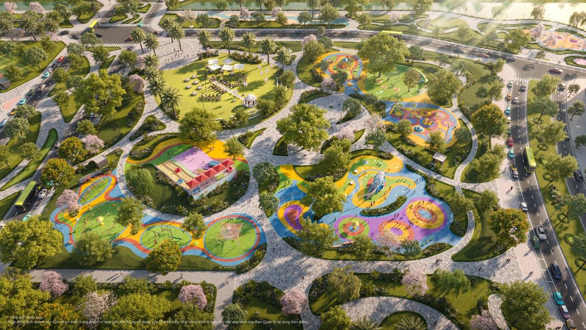 Vinhomes Wonder City dành phần lớn diện tích cho cây xanh và mặt nước, kiến tạo môi trường sống cân bằng giữa nhịp sống đô thị 