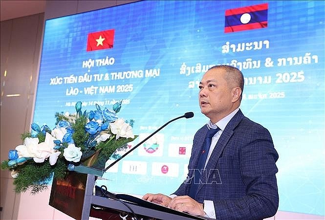 Director of the Agency of Foreign Trade under the Ministry of Industry and Trade Nguyen Anh Son speaks at the event (Photo: VNA) Director of the Agency of Foreign Trade under the Ministry of Industry and Trade Nguyen Anh Son speaks at the event (Photo: VNA)