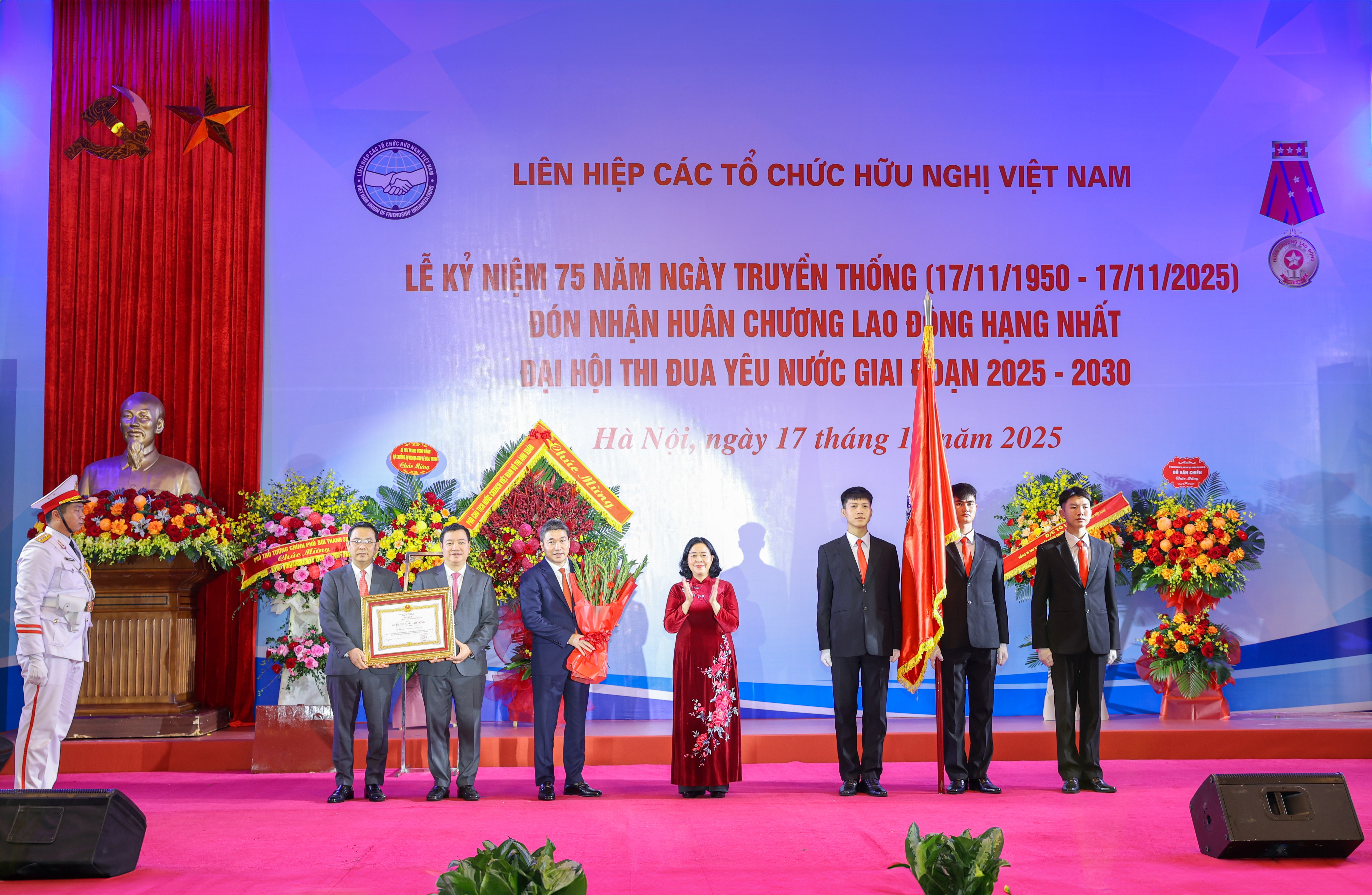 Liên hiệp các tổ chức hữu nghị Việt Nam kỷ niệm 75 năm Ngày Truyền thống và Đại hội Thi đua yêu nước giai đoạn 2025 - 2030 Liên hiệp các tổ chức hữu nghị Việt Nam kỷ niệm 75 năm Ngày Truyền thống và Đại hội Thi đua yêu nước giai đoạn 2025 - 2030