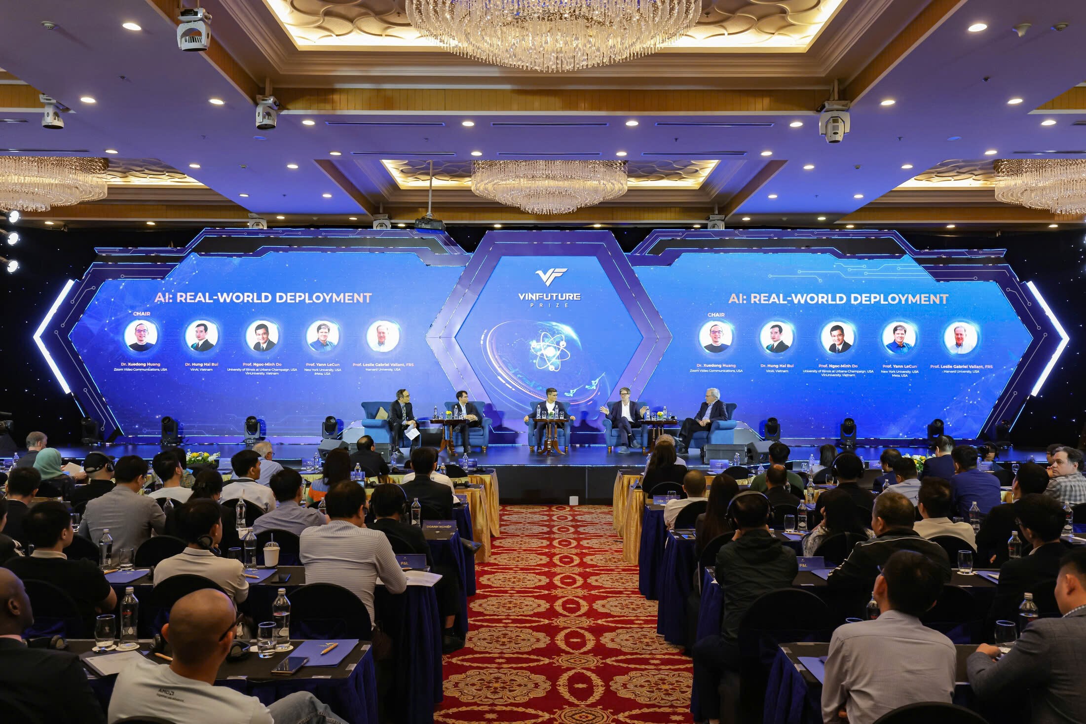 Những nhà khoa học hàng đầu thế giới sẽ có mặt tại Việt Nam để cùng bàn luận về những đổi mới khoa học trong Tuần lễ Khoa học Công nghệ VinFuture 2025. (Ảnh VFP)