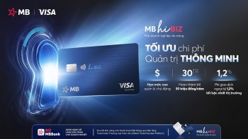 MB ra mắt thẻ DN thông minh MB Visa Hi BIZ mới, mở rộng năng lực giao thương quốc tế cho DN
