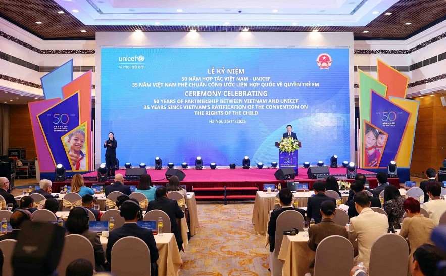 Deputy Prime Minister Le Thanh Long emphasizes Vietnam continues to prioritize child protection as a national strategic focus (Photo: VGP)