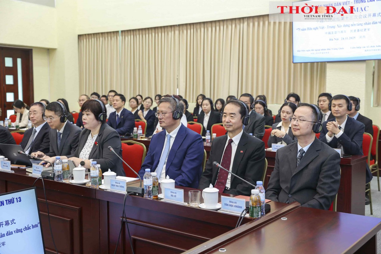 Delegates attending the 13th Vietnam–China People’s Forum. (Photo: Đinh Hòa) Delegates attending the 13th Vietnam–China People’s Forum. (Photo: Đinh Hòa)