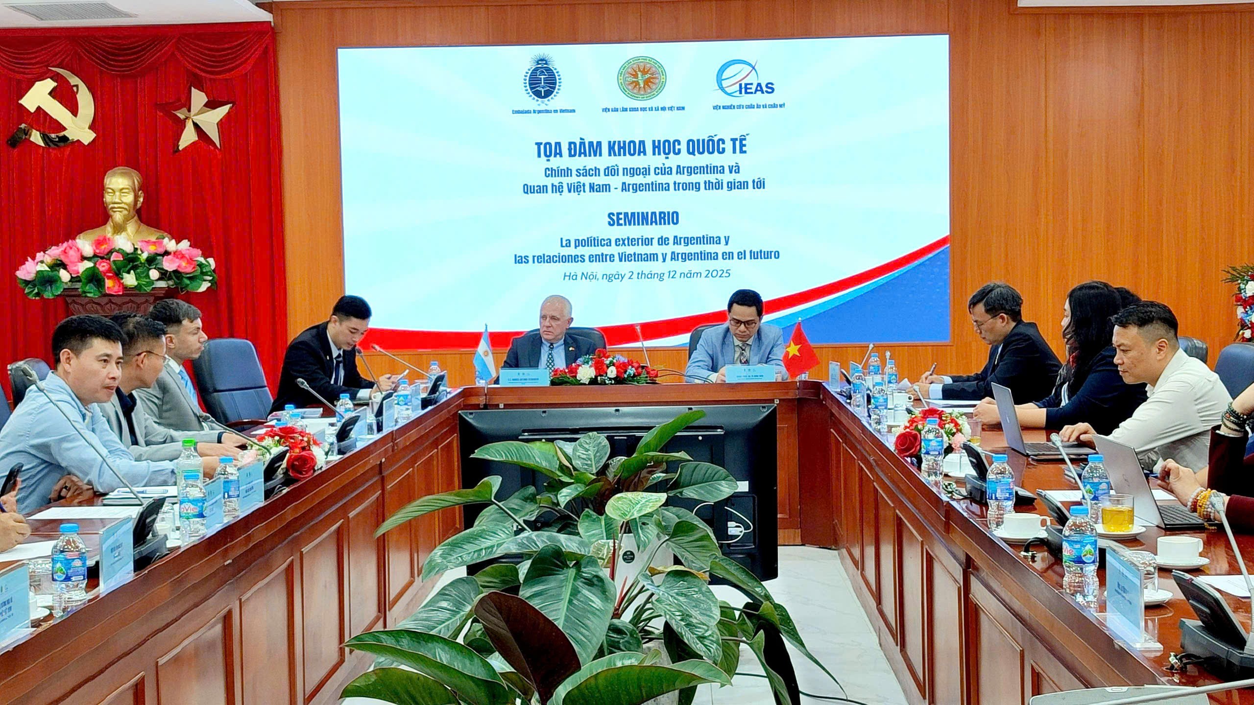 Tọa đàm khoa học quốc tế Việt Nam - Argentina: Cơ hội hợp tác mới trong kinh tế, công nghệ, giao lưu nhân dân