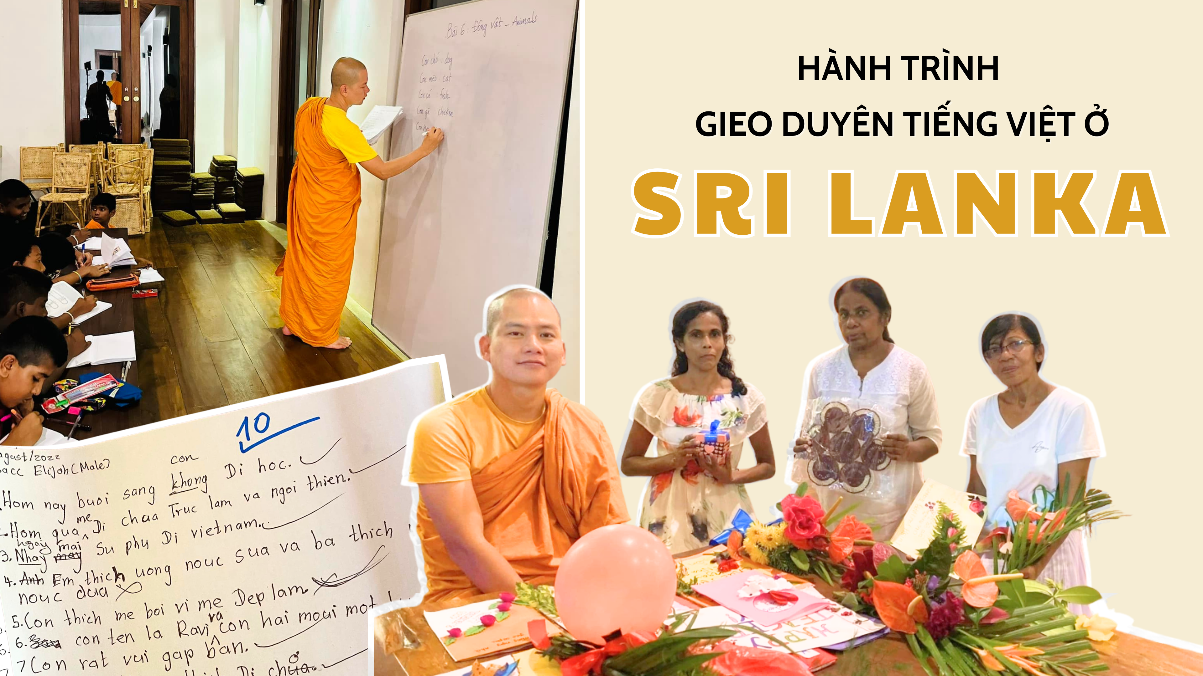 Hành trình gieo duyên tiếng Việt ở Sri Lanka Hành trình gieo duyên tiếng Việt ở Sri Lanka