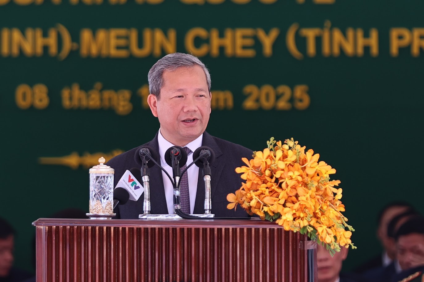 Thủ tướng Phạm Minh Chính cùng Thủ tướng Campuchia khai trương cặp cửa khẩu quốc tế mới