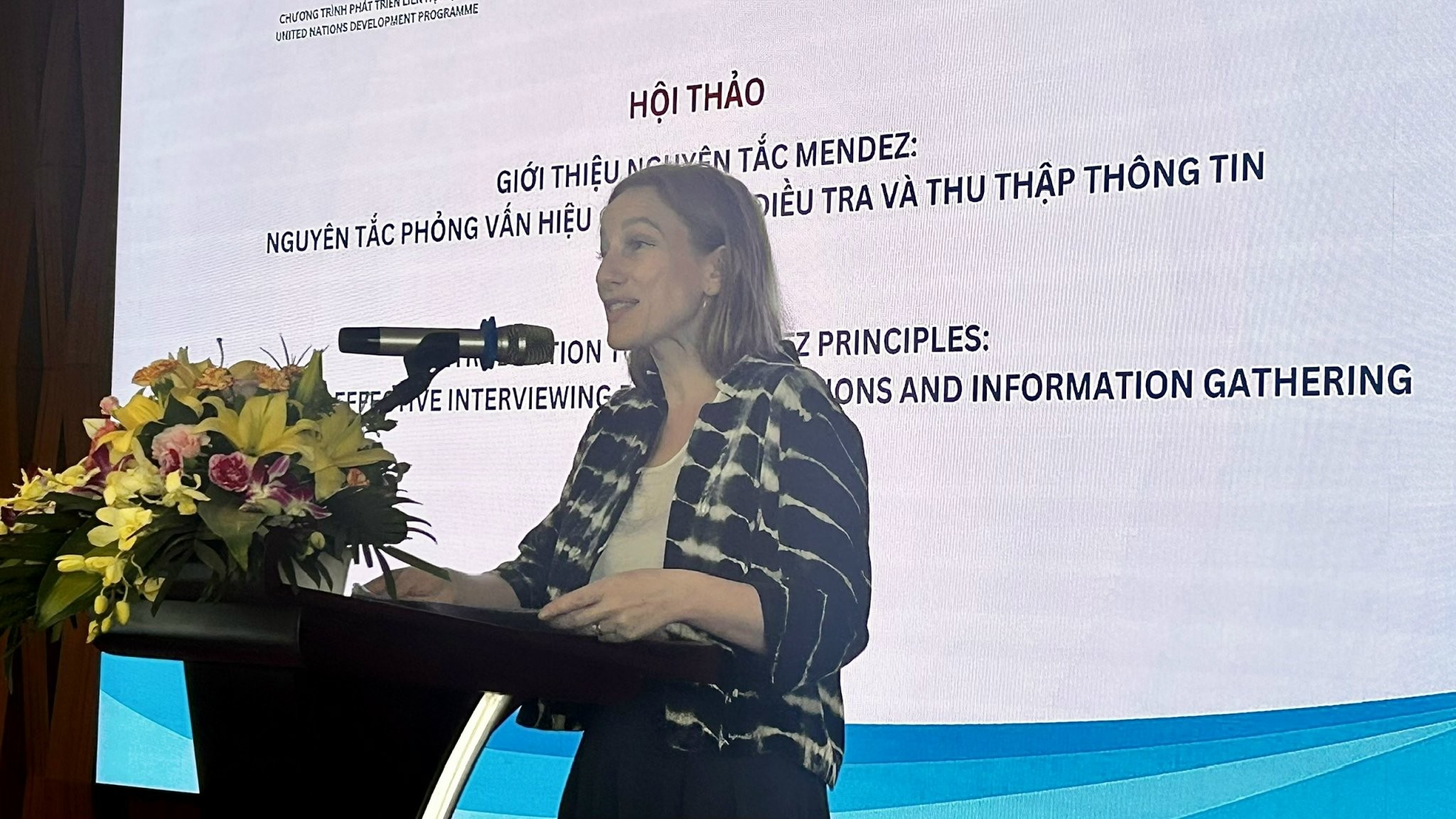 Thúc đẩy thực thi Công ước chống tra tấn qua giới thiệu Nguyên tắc Méndez trong điều tra, thu thập thông tin