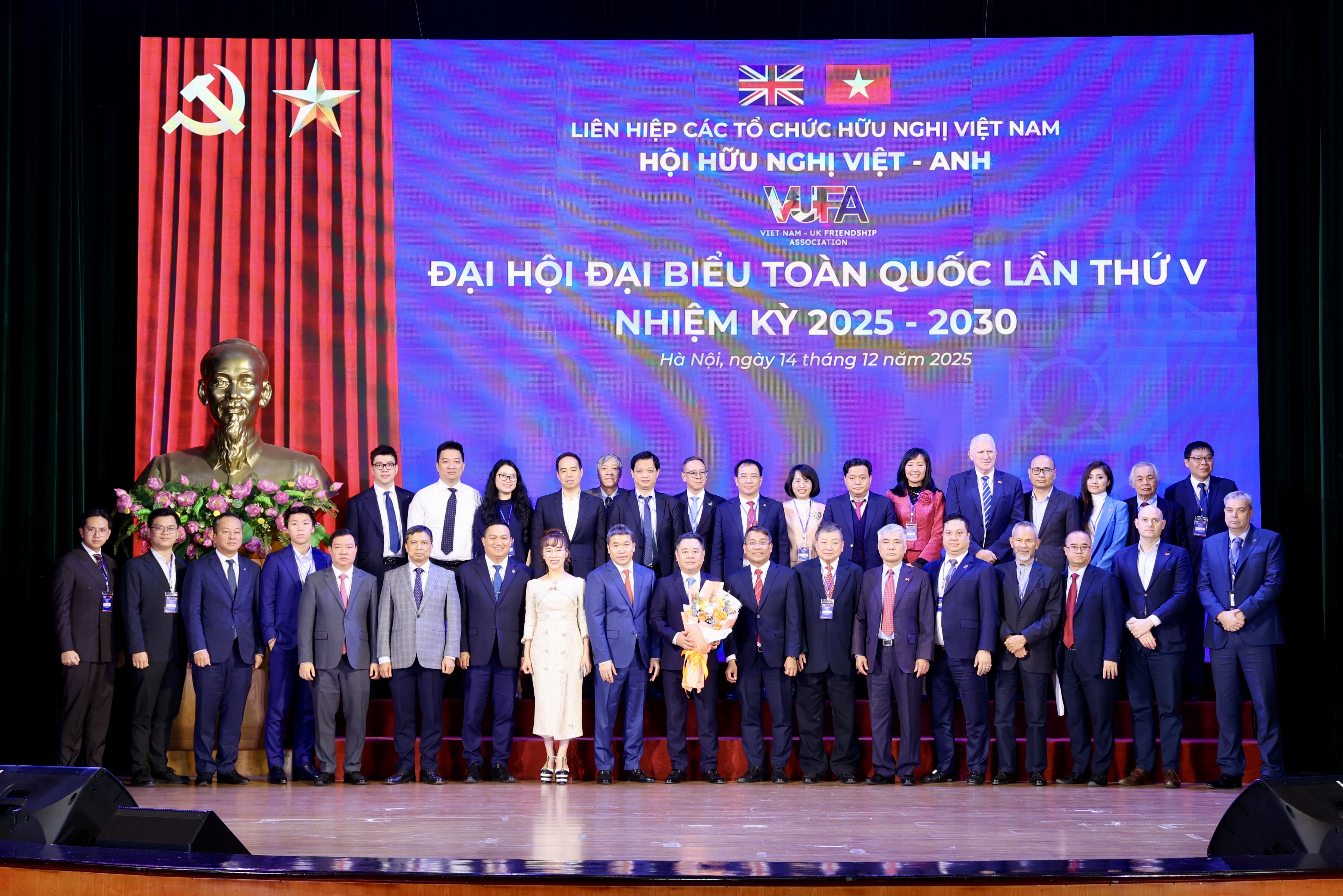 Ông Nguyễn Ngọc Cảnh được bầu làm Chủ tịch Hội Hữu nghị Việt – Anh khóa V nhiệm kỳ 2025-2030