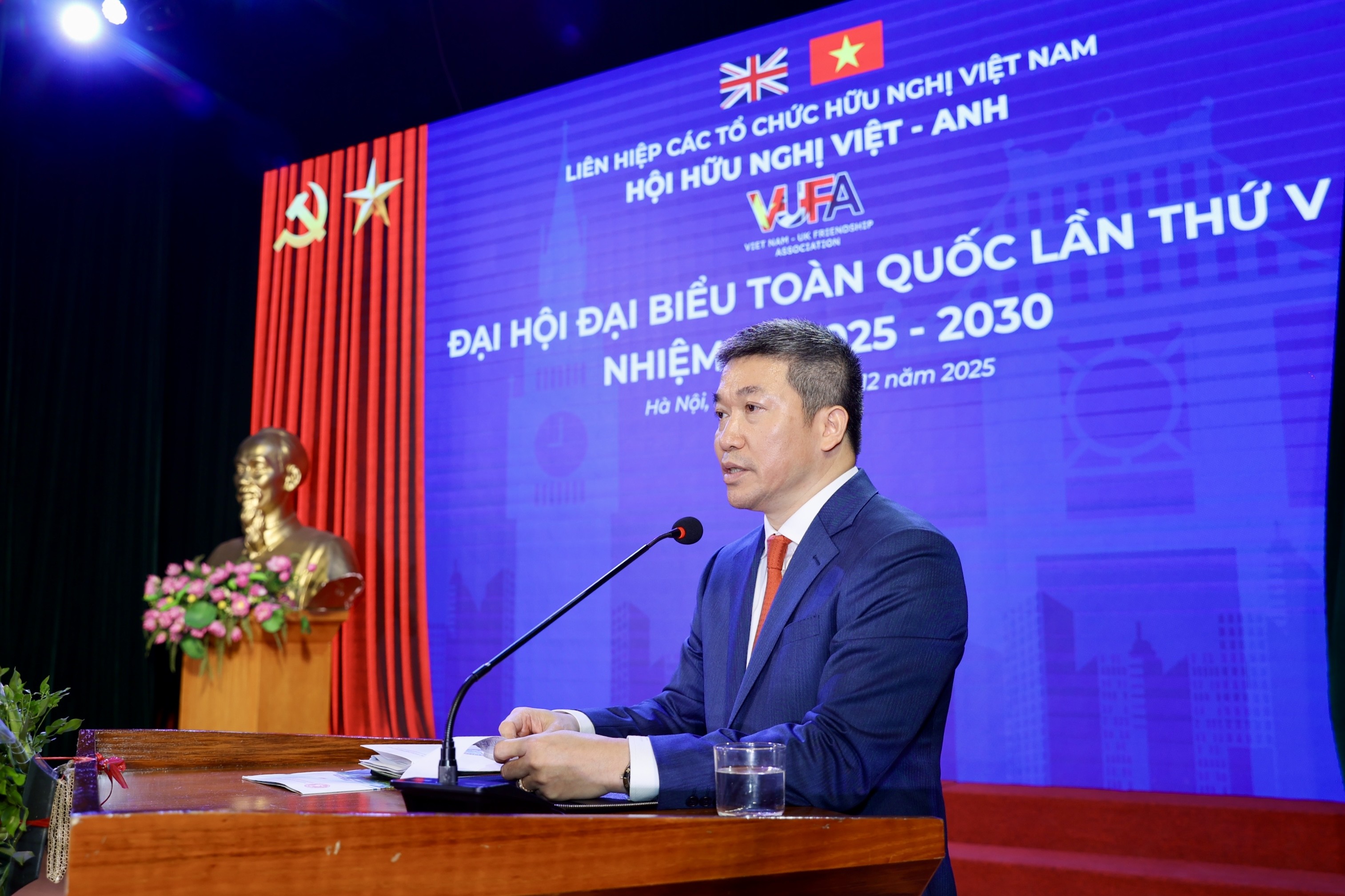 Ông Nguyễn Ngọc Cảnh được bầu làm Chủ tịch Hội Hữu nghị Việt – Anh khóa V nhiệm kỳ 2025-2030