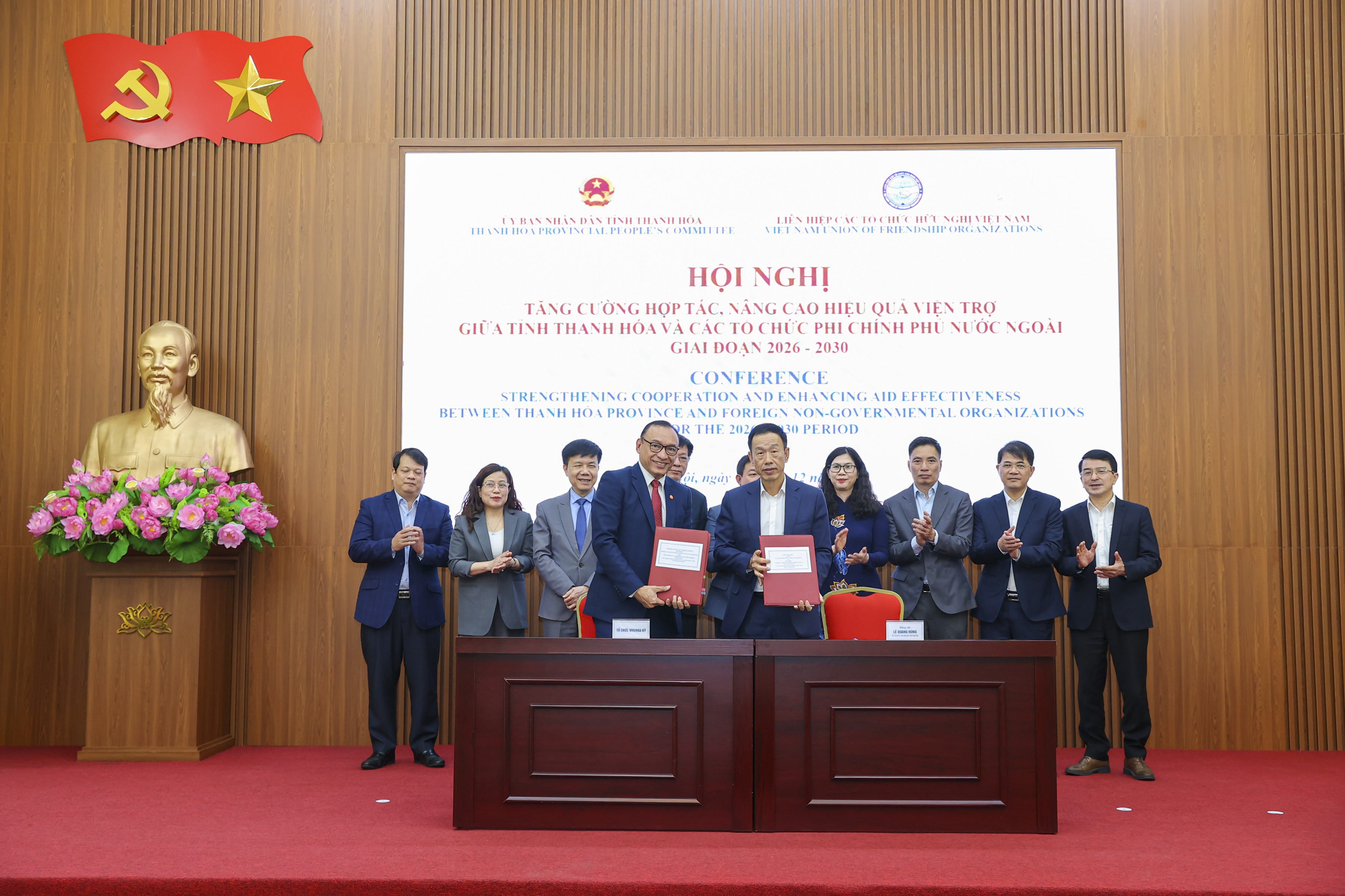 Thanh Hóa cam kết triển khai hiệu quả hơn 5 triệu USD viện trợ trong giai đoạn tới Thanh Hóa cam kết triển khai hiệu quả viện trợ từ các tổ chức phi chính phủ nước ngoài