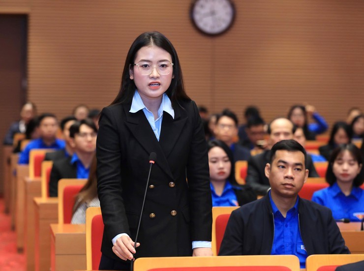 Đoàn viên thanh niên Thủ đô tại Hội nghị đối thoại sáng 17/12. (Ảnh: T.L) Đoàn viên thanh niên Thủ đô tại Hội nghị đối thoại sáng 17/12. (Ảnh: T.L)