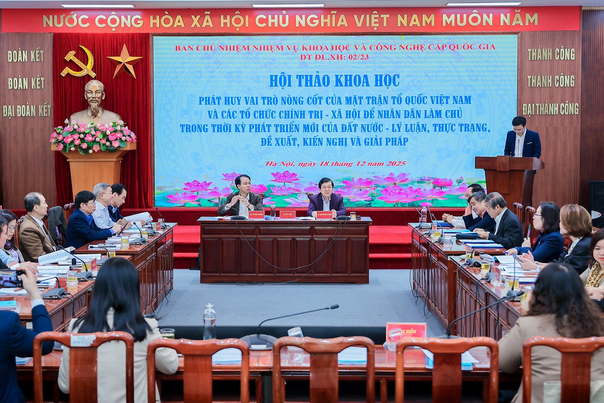 Phát huy vai trò nòng cốt của Mặt trận để nhân dân làm chủ trong thời kỳ phát triển mới