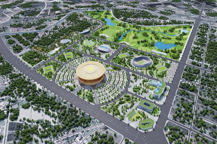 Phối cảnh dự án đầu tư xây dựng Khu đô thị thể thao Olympic. (Ảnh: Sở VHTT HN) Phối cảnh dự án đầu tư xây dựng Khu đô thị thể thao Olympic. (Ảnh: Sở VHTT HN)