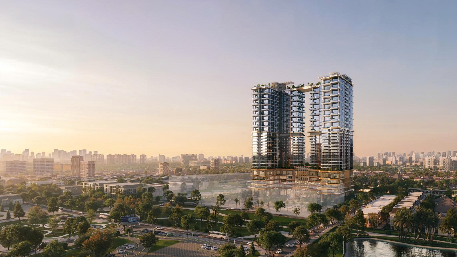 Tổ hợp Rivea Hanoi với quy mô gần 3ha Tổ hợp Rivea Hanoi với quy mô gần 3ha