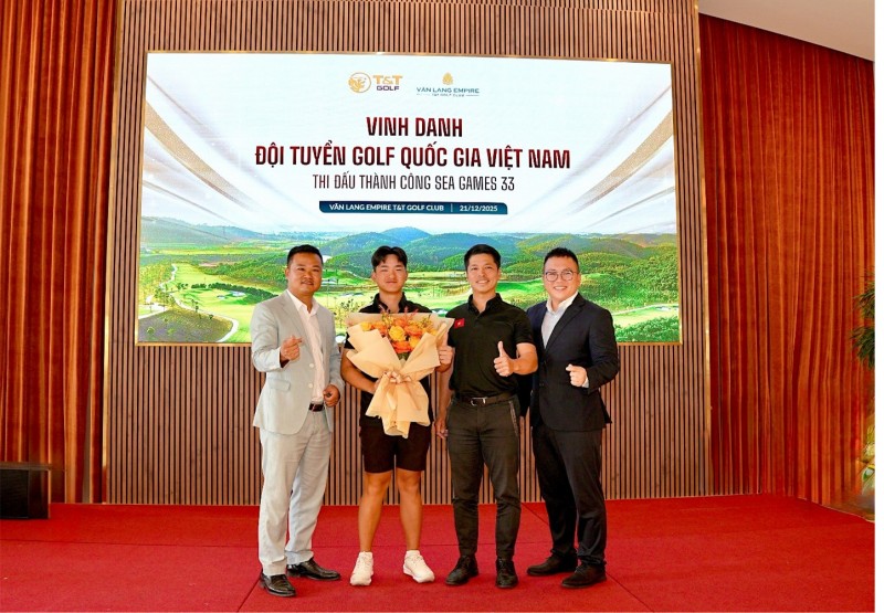 T&T Golf vinh danh Đội tuyển Golf Quốc gia Việt Nam T&T Golf vinh danh Đội tuyển Golf Quốc gia Việt Nam