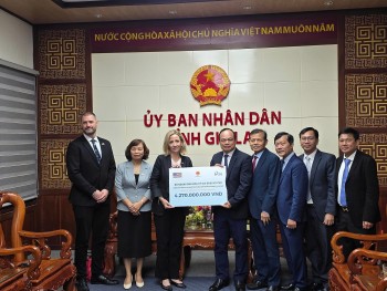 Chính phủ Hoa Kỳ trao viện trợ hỗ trợ người dân Gia Lai phục hồi sau thiên tai