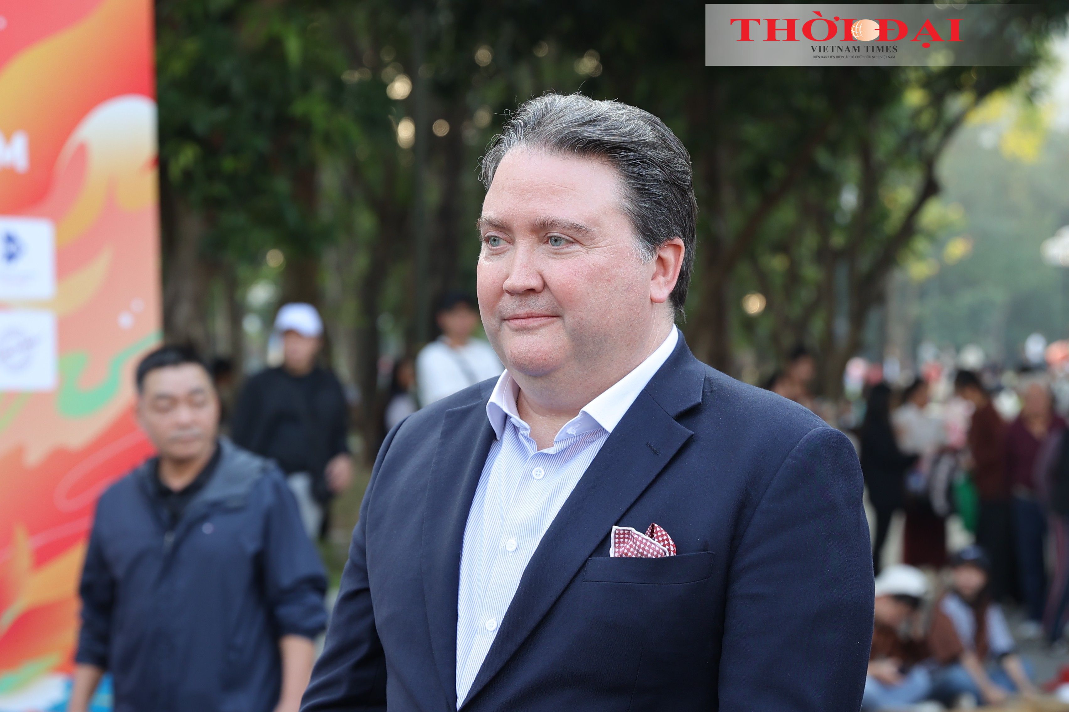 Đại sứ Hoa Kỳ tại Việt Nam Marc Knapper. (Ảnh: Đinh Hòa)