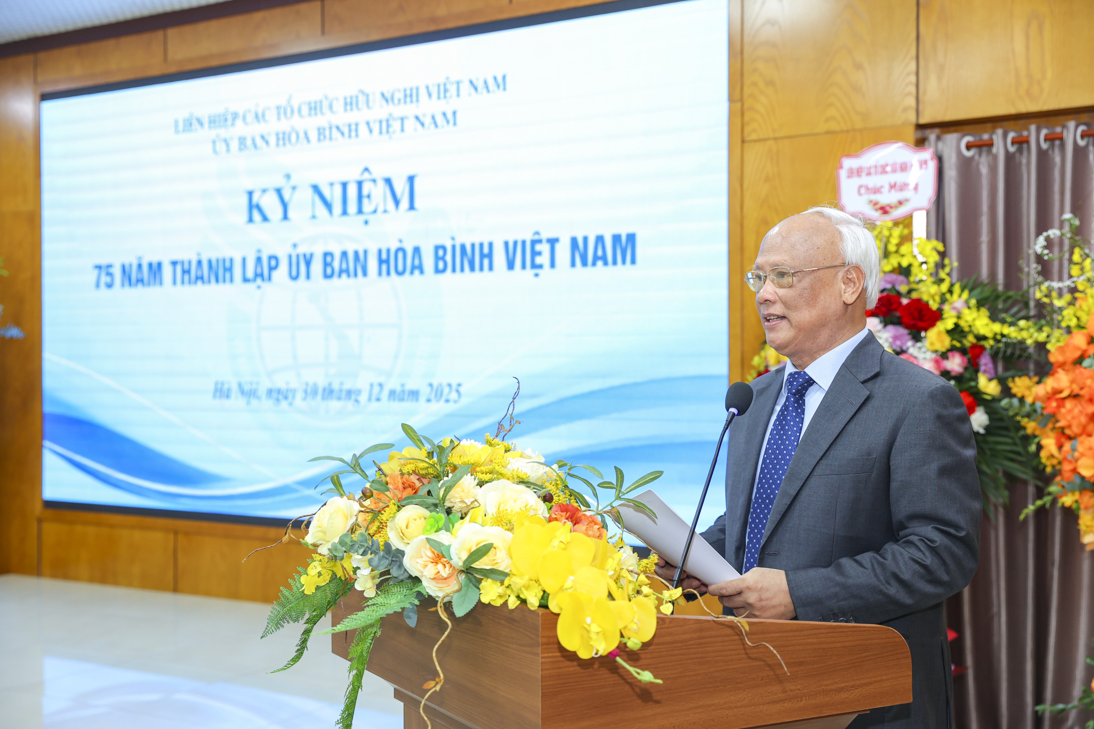 Kỷ niệm 75 năm Ủy ban Hòa Bình Việt Nam: Vai trò nòng cốt trong đối ngoại nhân dân vì hòa bình, hữu nghị và phát triển
