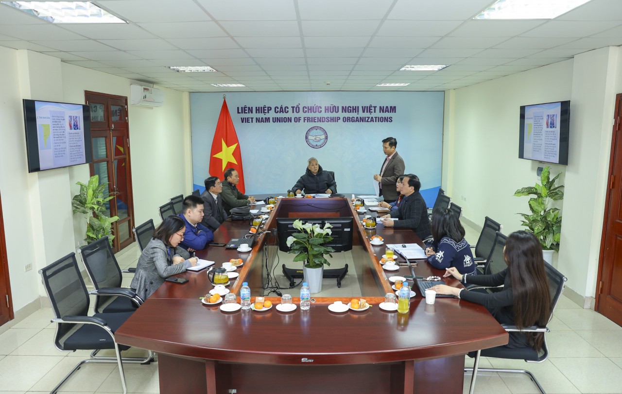 Conference reviewing the Association’s activities in 2025 and outlining orientations for 2026 of the Vietnam–Chile Friendship and Cooperation Association. (Photo: Đinh Hòa)
