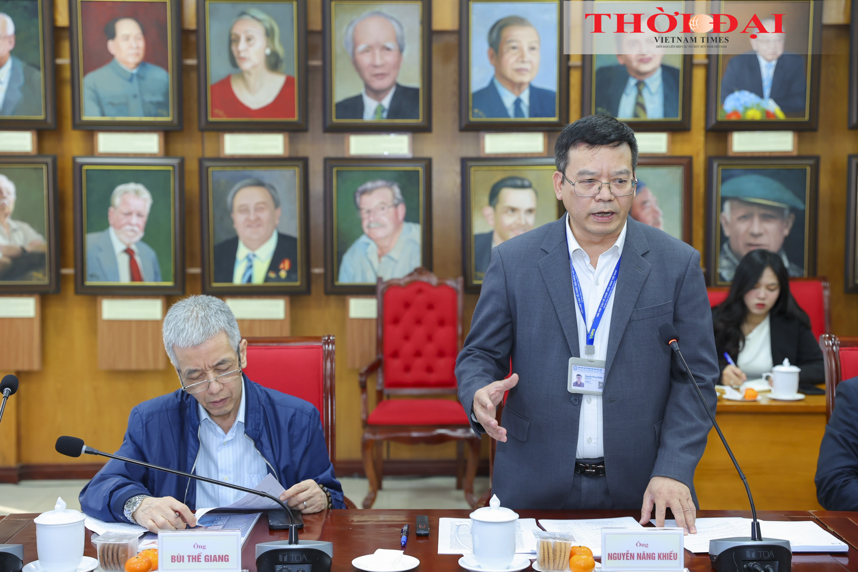 Ông Nguyễn Năng Khiếu, Trưởng ban Ban Châu Mỹ, Liên hiệp các tổ chức hữu nghị Việt Nam Ông Nguyễn Năng Khiếu, Trưởng ban Ban Châu Mỹ, Liên hiệp các tổ chức hữu nghị Việt Nam