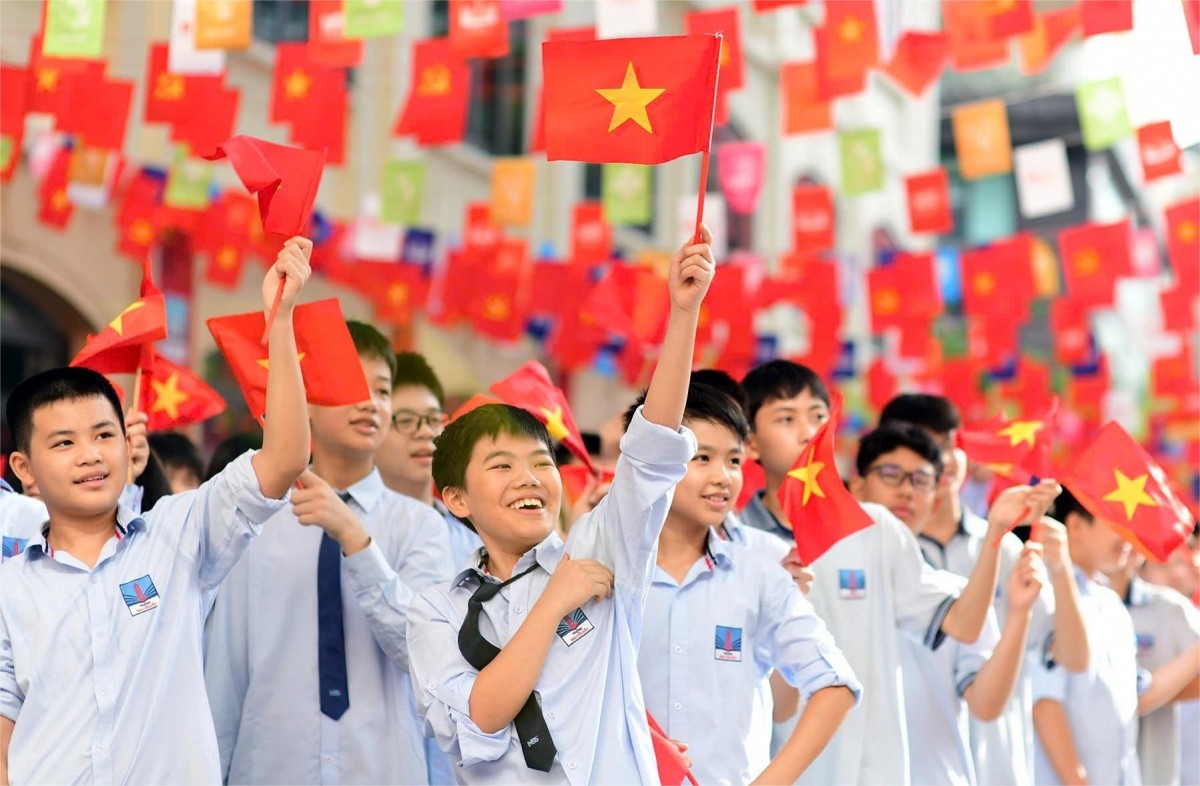 Chính sách miễn học phí đối với trẻ mầm non, học sinh phổ thông được thực hiện từ năm học 2025-2026 (Ảnh minh họa: Trường Nguyễn Siêu)