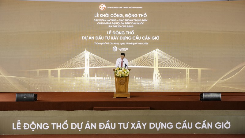 Chính thức động thổ hai dự án hạ tầng giao thông trọng điểm: Cầu Phú Mỹ 2 và cầu Cần Giờ Chính thức động thổ hai dự án hạ tầng giao thông trọng điểm: Cầu Phú Mỹ 2 và cầu Cần Giờ