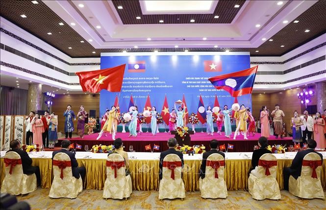 Chiêu đãi trọng thể chào mừng Tổng Bí thư, Chủ tịch nước Lào Thongloun Sisoulith và Phu nhân cùng Đoàn đại biểu cấp cao Lào