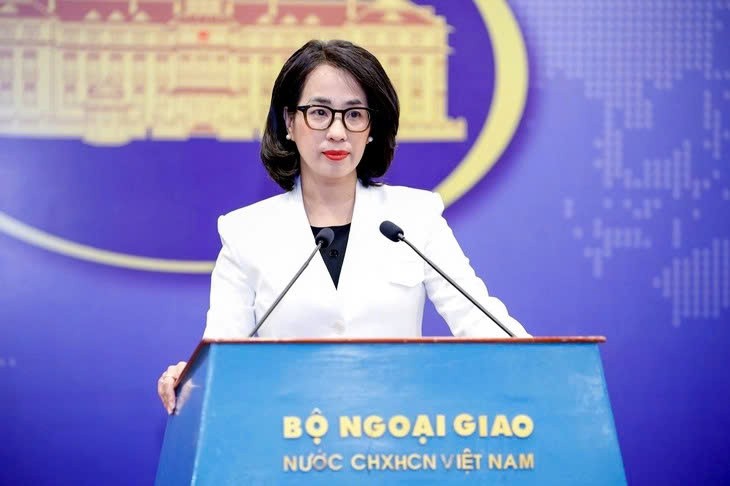 Người phát ngôn Bộ Ngoại giao Phạm Thu Hằng - Ảnh: Bộ Ngoại giao cung cấp Người phát ngôn Bộ Ngoại giao Phạm Thu Hằng - Ảnh: Bộ Ngoại giao cung cấp