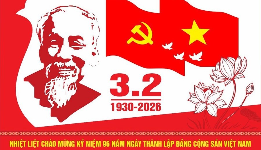 Điện mừng kỷ niệm 96 năm Ngày thành lập Đảng Cộng sản Việt Nam Điện mừng kỷ niệm 96 năm Ngày thành lập Đảng Cộng sản Việt Nam