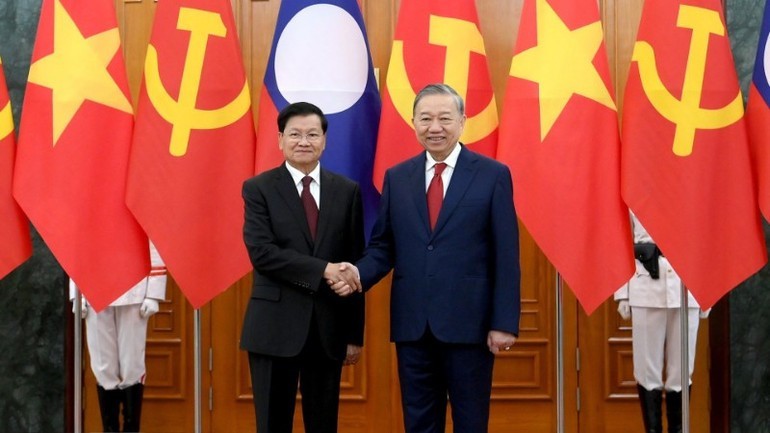 Thúc đẩy gắn kết chiến lược Việt Nam-Lào trong giai đoạn mới Thúc đẩy gắn kết chiến lược Việt Nam-Lào trong giai đoạn mới