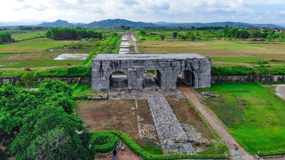 Di sản văn hóa thế giới Thành nhà Hồ (Ảnh: KT)
